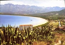 CPSM Calvi Vue Generale Sur La Plage