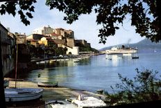 CPSM Calvi La Citadelle Et Le Port I'Arrivee Du Napoléon