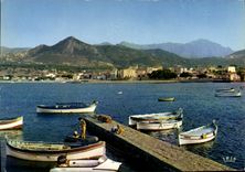 CPSM Ile Rousse Le Port De Peche Et La Ville