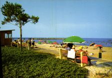 CPSM Taglio Isolaccio Centre De Vacances De Loisirs Et De Repos la plage