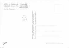 CPA Paesotel E Caselle Venaco Noceta Vue Du Restaurant