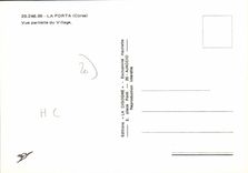 CPSM La Porta Vue Partielle Du Village