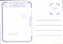 CPSM Asco La Fontaine Vue Generale Le Clocher La Foret