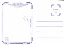 CPSM Voici La Corse Carte Etablie D'Apres Le Cartoguide De corse shell berre
