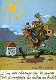 CPSM La Corse Humoristique L'Un Des Charmes Des Vacances imaginer les autres au boulot Ed Rochicciol