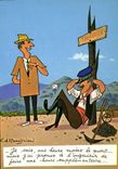CPSM La Corse Humoristique travaux une heure moins le quart Ed Rochiccioli