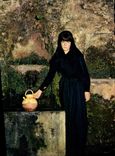CPSM Charmes Et Couleurs De La Corse Jeune Fille Corse A La Fontaine