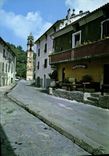 CPSM Charmes Et Couleurs De La Corse La Porta Le Cours Et Le Clocher Samartini