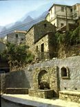 CPSM Charmes Et Couleurs De La Corse Vue De La Fontaine Asco libre service Vespérini