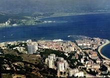 CPSM Charmes Et Couleurs De La Corse Ajaccio Vue D'Ensemble De La Ville