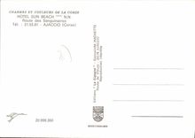 CPSM Ajaccio Hotel Sun Beach Route Des Sanguinaires