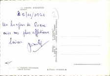 CPSM Ajaccio souvenir De I'Artiste Heraldiste