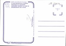 CPSM Bort Les Orgues La Ville Dominee Par Un Plateau