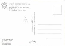 CPSM Bort Les Orgues Vue Generale Au Fond Les Orgues barrage château