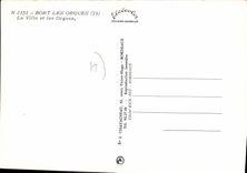 CPSM Bort Les Orgues La Ville