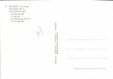 CPSM Bugeat Cite Climatique La Baignade L'Eglise camping EDF