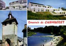 CPSM Chamberet souvenir