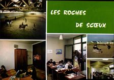 CPSM Chamberet Les Roches De Scoeux centre équestre