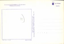 CPSM Chamboulive Chateau De Lacheze