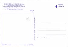 CPSM Collonges La Rouge L'Eglise Batie En Gres Rouge Le Clocher