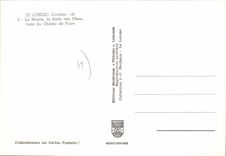 CPSM Le Lonzac La Mairie La Salle Des Fetes champ de foire