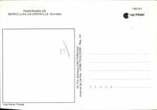 CPSM Marcillac La Croisille Panorama