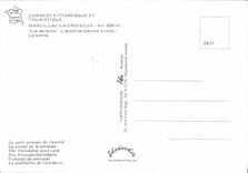 CPSM Marcillac La Croisille Vue Aerienne L'Ecole De Planche A Voile tennis