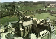 CPSM Meymac L'Ancienne Abbaye Et I'Eglise