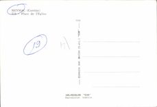 CPSM Meymac Place De I'Eglise