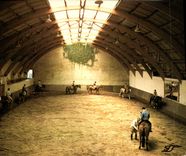 CPSM Pompadour Le Manege Lutteur B