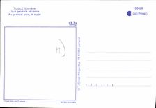 CPSM Tulle Vue Generale Aerienne Au Premier Plan Le Stade