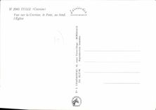 CPSM Tulle Vue Sur La Correze Le Pont Au Fond I'Eglise