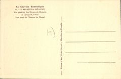 CPA St Martin La Meanne Vue Generale Des Gorges Du Doustre