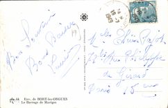 CPA Bort Les Orgues Le Barrage De Mareges