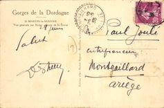 CPA St Martin La Mianne Vue Generale Sur Eylac Route De St Privat