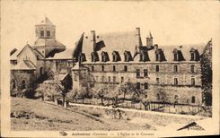 CPA Aubazine L'Eglise Et Le Couvent