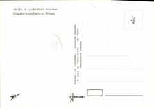 CPSM Lubersac Chapelle Notre Dame Du Rubeau