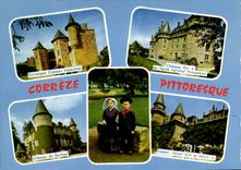 CPSM Correze Collonges Chateau Vassinhac Pompadour Seilhac