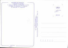 CPSM Correze Limousin carte touristique Tulle Brive Chaumeil Val Ussel Uzerche Treignac Meymac Argen