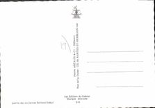 CPSM Correze carte touristique Tulle Lubersac Beaulieu Aubazine Uzerche