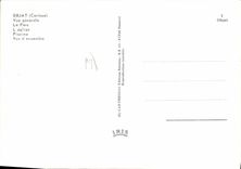 CPSM Objat Vue Generale Le Parc L'Eglise Piscine Vue D'Ensemble