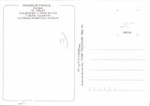 CPSM Objat Vue Generale L'Hotel De Ville L'Eglise La Piscine château Saint-Cyr-la-Roche