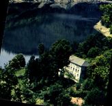 CPSM Saint Merd De Lapleau Barrage Du Chastang hotel restaurant Fabry