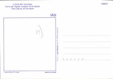 CPSM Liginiac Porte De I'Eglise Romane