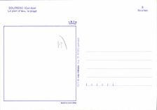 CPSM Soursac Le Plan D'Eau La Plage