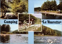 CPSM près D'Argentat Camping Le Vaurette
