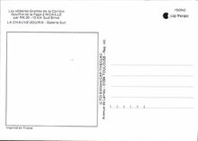 CPSM La Chauve Souris Galerie Sud gouffre de la Fage à Noaille