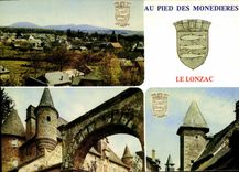 CPSM Au Pied Des Monedieres Vue Generale Chateau De Boissy