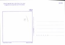 CPSM Saint Merd De Lapleau L'Eglise Et Son Porche