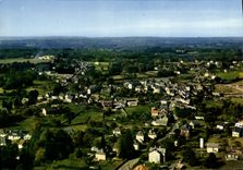 CPSM Saint Privat Vue Generale Aerienne